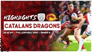 Leigh Leopards vs Catalans Dragons  Round 9  Highlights [upl. by Cianca]