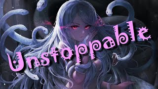 Nightcore  Sia  Unstoppable Lyrics [upl. by Poliard]