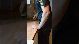 Oiling a Oak Worktop FAST [upl. by Dougie]