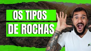 OS TIPOS DE ROCHAS MAGMÃTICA SEDIMENTAR E METAMÃ“RFICA  GEOBRASIL [upl. by Jodi]