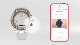 Comment coupler la montre GUESS Connect pour une utilisation avec un iPhone ou autre appareil iOS [upl. by Haimrej]