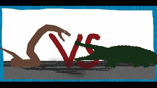 Pivot Battle Arena Deinosuchus VS Titanoboa [upl. by Clementi]