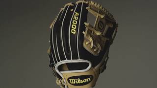 Wilson A2000 1175 glove break in [upl. by Atnek219]