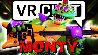 MONTGOMERY GATOR ROCKS IN VRCHAT FNAF [upl. by Auos385]