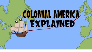 Colonial America For Kids Colonial America Jamestown Colony and Roanoke Colony [upl. by Fonzie]