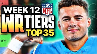 Week 12 Fantasy Football WR Rankings Top 35 [upl. by Mauretta]