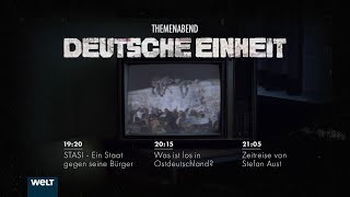 Themenabend  Tag der Deutschen Einheit 2024 – WELT Trailer [upl. by Anaiad]