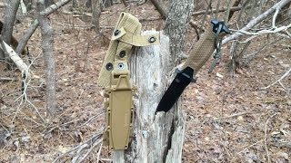 Gerber StrongArm Tactical Fixed Blade Knife  Unboxing Review and Field Test [upl. by Earesed]