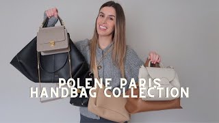 POLENE PARIS BAGS  ARE THEY WORTH IT SIZE COMPARISON amp MY COLLECTION [upl. by Rephotsirhc]