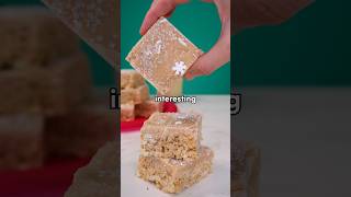 These EGGNOG RICE KRISPIE TREATS feel like a holiday hack [upl. by Utley]