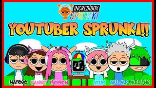 ATUN MEMBUAT KARAKTER SPRUNKI UNTUK SEMUA TEMAN YOUTUBER  Feat sapipurba [upl. by Ekihc987]