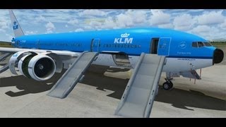 Captain Sim 777 Model Details  FSX Gameplay HD [upl. by Kral949]