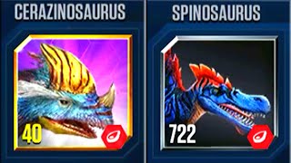 CERAZINOSAURUS X SPINOSAURUS  HT GAME [upl. by Ytirehc]