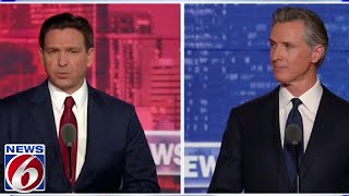 Florida Gov Ron DeSantis debates California Gov Gavin Newsom [upl. by Annawal]