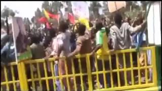 UDJ Andinet Protest Rally in Addis Ababa May 4 2014 [upl. by Zalea]