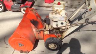 1975 Ariens 24 inch snowblower 922010 [upl. by Remliw]