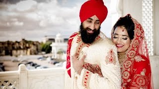 Guru Nanak Darbar Gravesend Wedding Highlights  Jagdeep amp Amardeep  Wedding Highlights 4K [upl. by Carli]