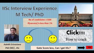 iiscbangalore Mtech PhD InterviewExperience  IITs Mechanical Interview  phd interview [upl. by Lindsy]