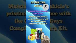 Guess The Price Chemical Guys Car Cleaning Kit shorts [upl. by Yeldnarb]