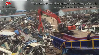 Scrap Metal Recycling System  Metal Scraps Hammer Shredder  Car Shredder  SHREDWELL CHINA [upl. by Gershon748]