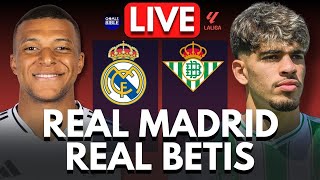 🔴REAL MADRID vs REAL BETIS LIVE  LALIGA  Full Match LIVE Today [upl. by Arahsal86]