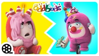 Oddbods  New Years Resolution Fails  Funny Cartoons For Children [upl. by Nnaacissej]