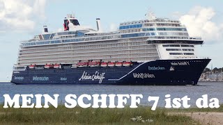 Erstanlauf amp Premiere MEIN SCHIFF 7 in Kiel am 12062024 [upl. by Sydel]