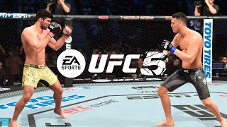 UFC 310  Vicente Luque Vs Nick Diaz FULL FIGHT  EA UFC 5 [upl. by Inafets]