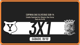 Copinha das Oliveiras sub14  Ganchão 3x1 Maria da Fé [upl. by Gnauq]