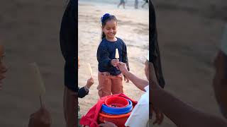 Anam Arhaan Ne Beach par khai kulfi 🥰😋 shorts viralvideo viralshorts [upl. by Hutson148]