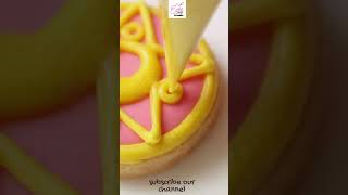 Beautiful Cookie Ideas  Royal Icing Cookie Decorating shorts trending cookies dessert recipe [upl. by Aidnama]