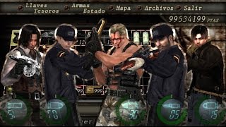 Ultimate Mod Quíntuple Leon S Kennedy in main game [upl. by Findley464]