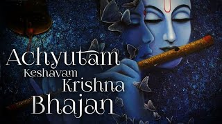 Achyutam Keshavam Krishna Damodaram  Krishna Bhajan viralvideo whatsappstatusvideo [upl. by Pia]