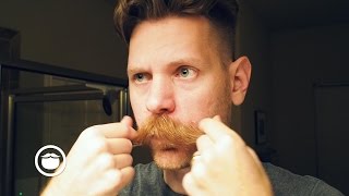 The Best Way to Style Your Mustache [upl. by Leeland]