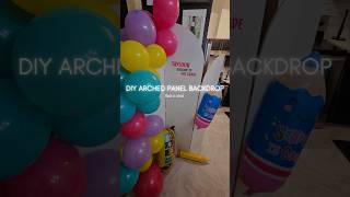 DIY arch backdrop tutorial diymom backtoschool hobbylobby CreatedbySD2 [upl. by Adnawyek197]