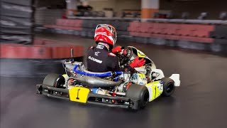 KZ SHIFTER KART at an INDOOR TRACK [upl. by Bettencourt]