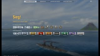 König Albert  8 kills amp 106k Damage World of Warships [upl. by Joannes]