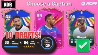 I DID 10 FUT DRAFTS AND GOT  129s [upl. by Emoreg]