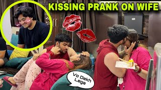 KISSING PRANK ON WIFE 💋😛 Most Awaited Vlog  Tusharshrutivlogs [upl. by Peatroy]