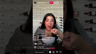 Charli damelio full ig live Jan 8th 2022 [upl. by Andromache796]