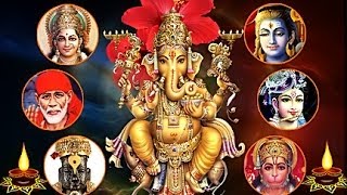 संपूर्ण आरती संग्रह  Ganpati Marathi Aarti Sangrah  Ganesh Chaturthi Special NonStop Aarti Video [upl. by Obola]