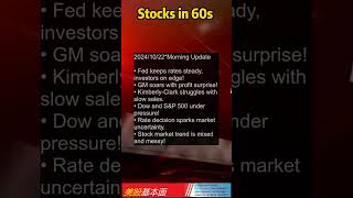 Stocks in 60s 20241022Morning Update [upl. by Danziger858]