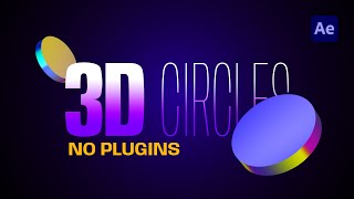 Beautiful Gradient 3D Cylinder Adobe After Effects Tutorial [upl. by Reidar876]