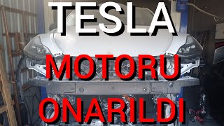 TESLA MODEL Y MOTORU ONARILDI [upl. by Tisbe558]