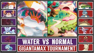 WATER vs NORMAL  Gigantamax Pokémon Type Tournament Battle 5 [upl. by Rekyr]