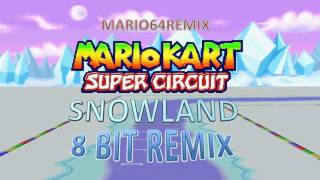 Mario Kart Super Circuit  Snow Land  8 Bit Remix [upl. by Ailedo]