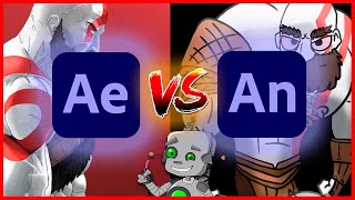 Adobe ANIMATE vs AFTER Effects  Comparación [upl. by Shannan]