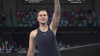 WTA 500 Brisbane 2024  Aryna Sabalenka BLR x Elena Rybakina KAZ  Final [upl. by Bergwall]