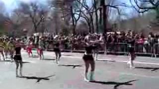 Baton Twirling at NYC St Patricks Day Parade [upl. by Dilan406]