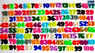 Learn To Count 0 to 100  Play Doh NumbersCounting Numbers Learn Numbers for Kids Toddlers Child [upl. by Russ17]